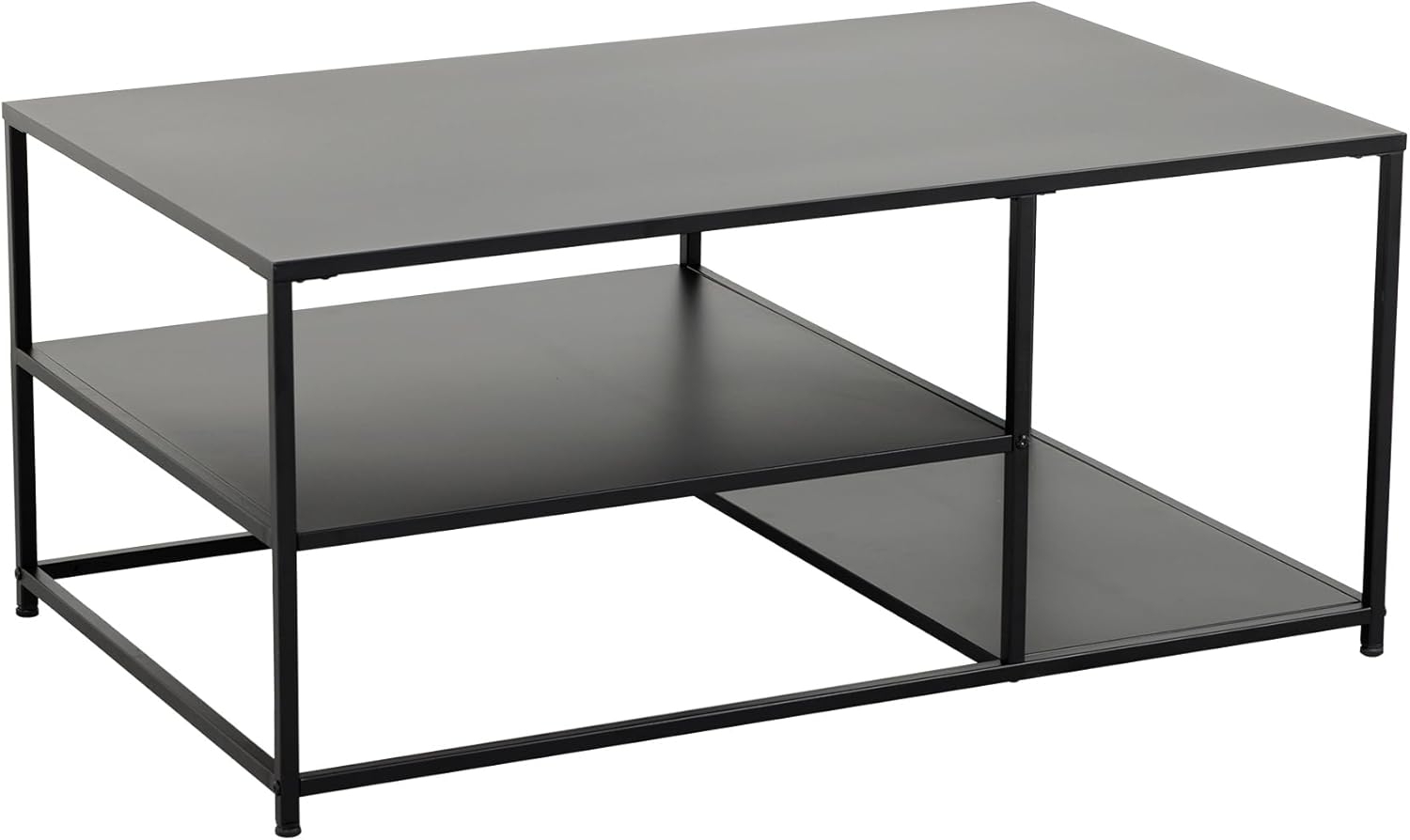 riess-ambiente Couchtisch DURA STEEL 100cm schwarz (Einzelartikel, 1-St), Wohnzimmer · Metall · eckig · Industrial Bild 1