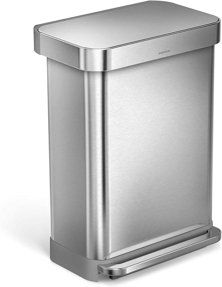 simplehuman CW2023 55 l Rechteckig Edelstahl Edelstahl Terrasse Edelstahl Bild 1