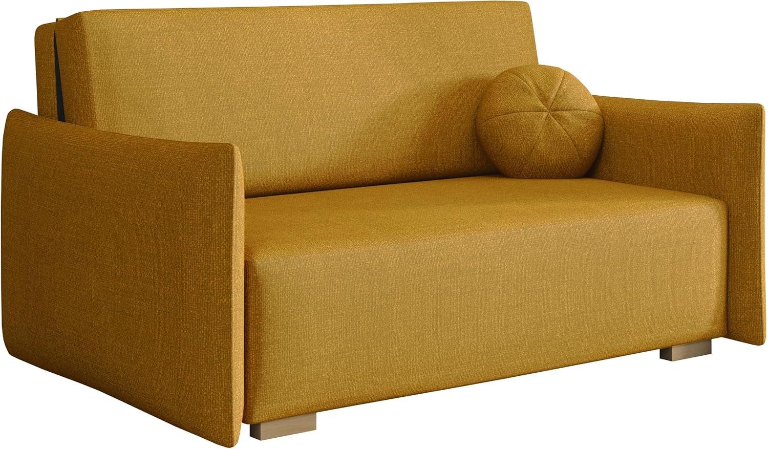 Sofa Viva Glov III mit Schlaffunktion, 3 Sitzer Schlafsofa mit Bettkasten (Farbe: Soul 10) Bild 1