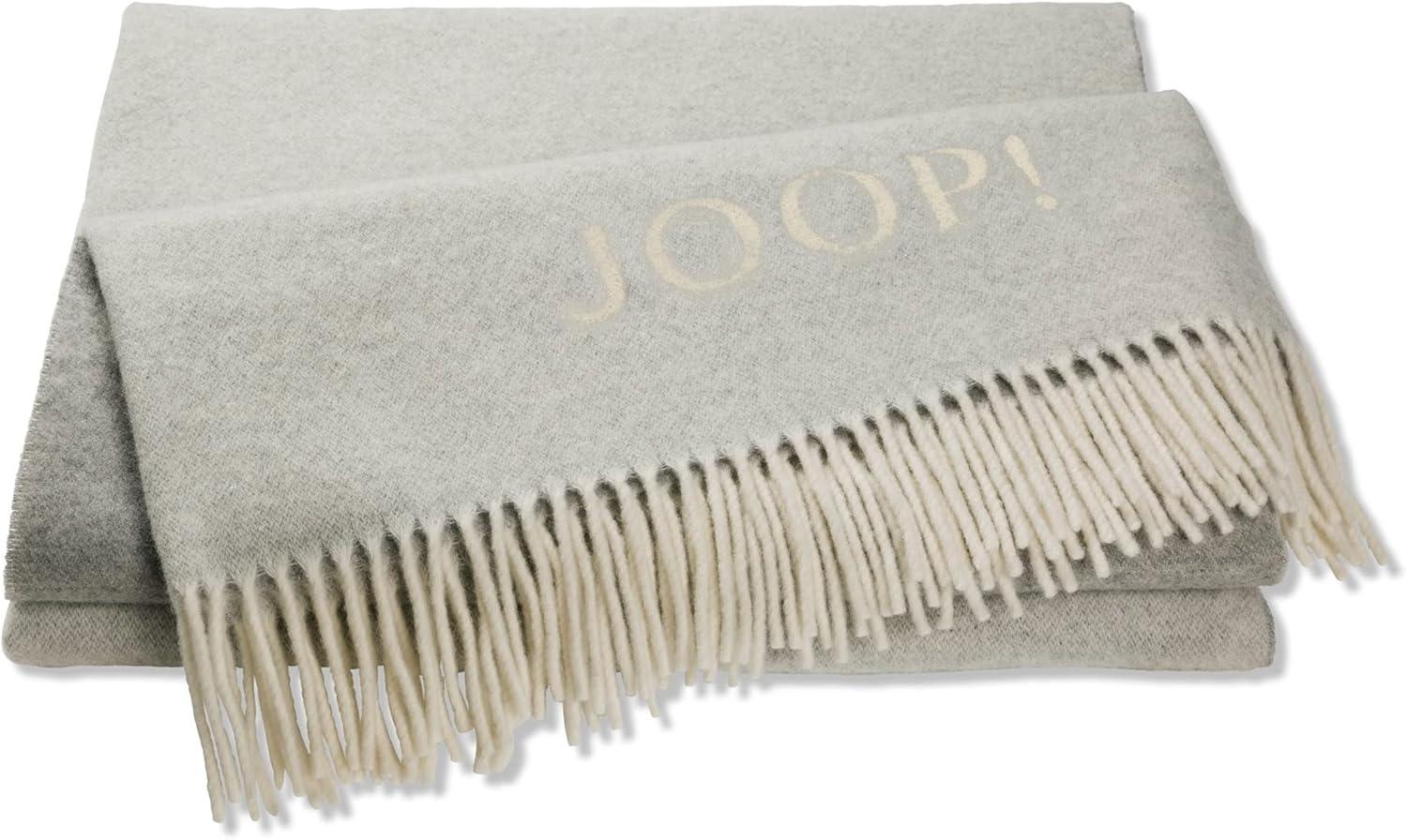 Joop Tagesdecke Kuscheldecke 130 x 180 cm Franse FINE-DF Silber-Natur Bild 1