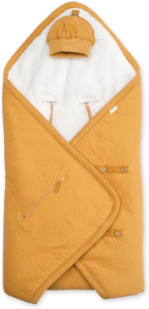 BEMINI Wickeldecke Pady Tetra Jersey + Teddy Golden Bild 1