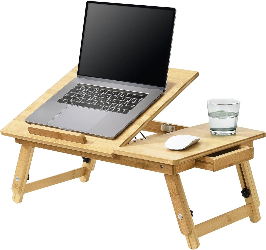 Bambus Laptoptisch Trysil 55x35x28cm [en. casa] Bild 1