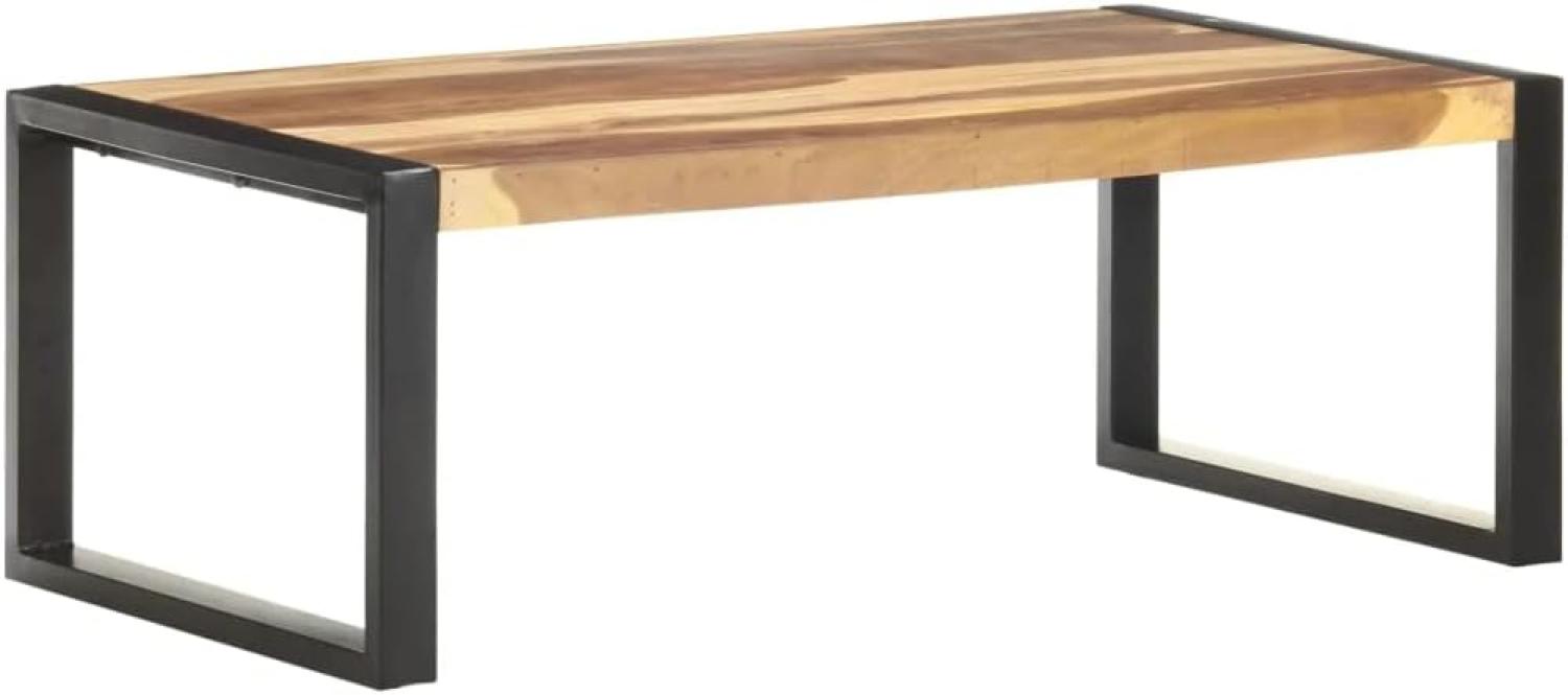 vidaXL Couchtisch 110 x 60 x 40 cm Massivholz mit Palisander-Finish [321555] Bild 1