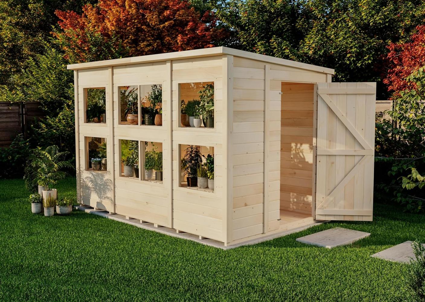 Storehaus Gerätehaus Gregor Gerätehaus aus Holz Geräteschrank mit 12 mm Wandstärke Gartenhaus Bild 1