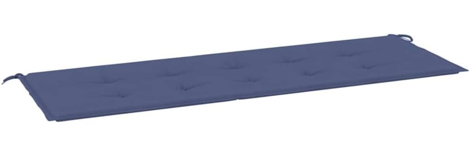 vidaXL Gartenbank-Auflage Marineblau 150x50x3 cm Oxford-Gewebe 378498 Bild 1