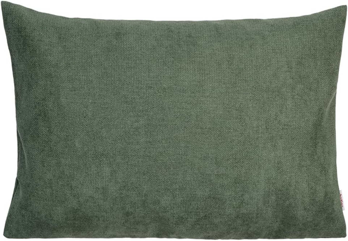 beties Kissenhülle FarbTon, (1 Stück), Chenille-Haptik in Raumausstatter Qualität ca. 25x35 cm oliven-grün Bild 1