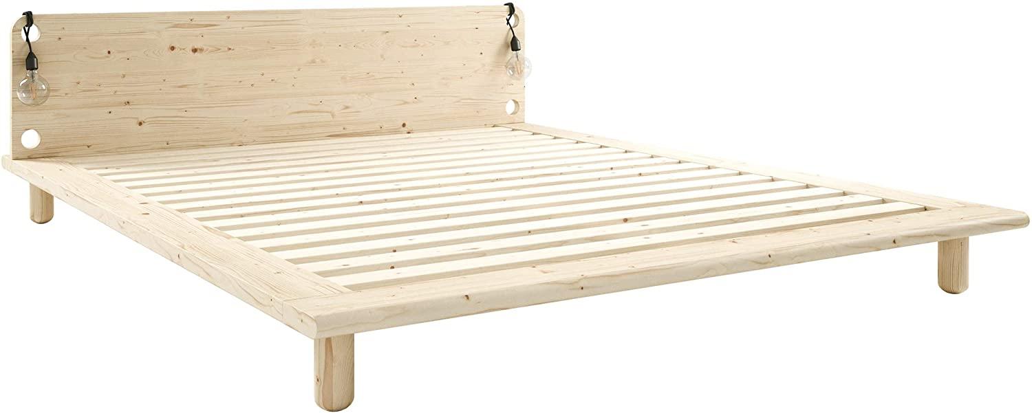Massivholzbett Bett PEEK Futonbett Gestell Kiefer natur, von Karup Bild 1