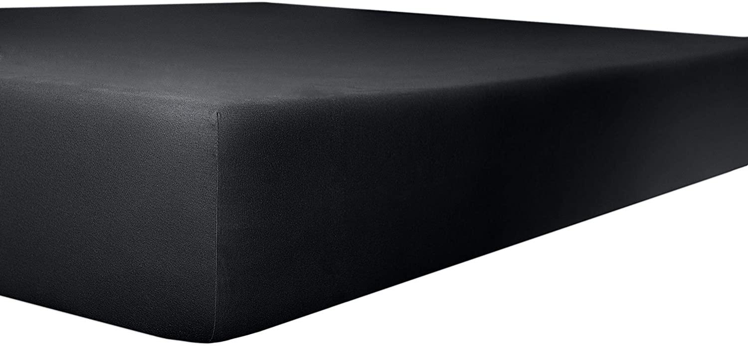 Kneer Easy-Stretch Spannbetttuch 90x190 - 100x220 cm onyx (80) Bild 1