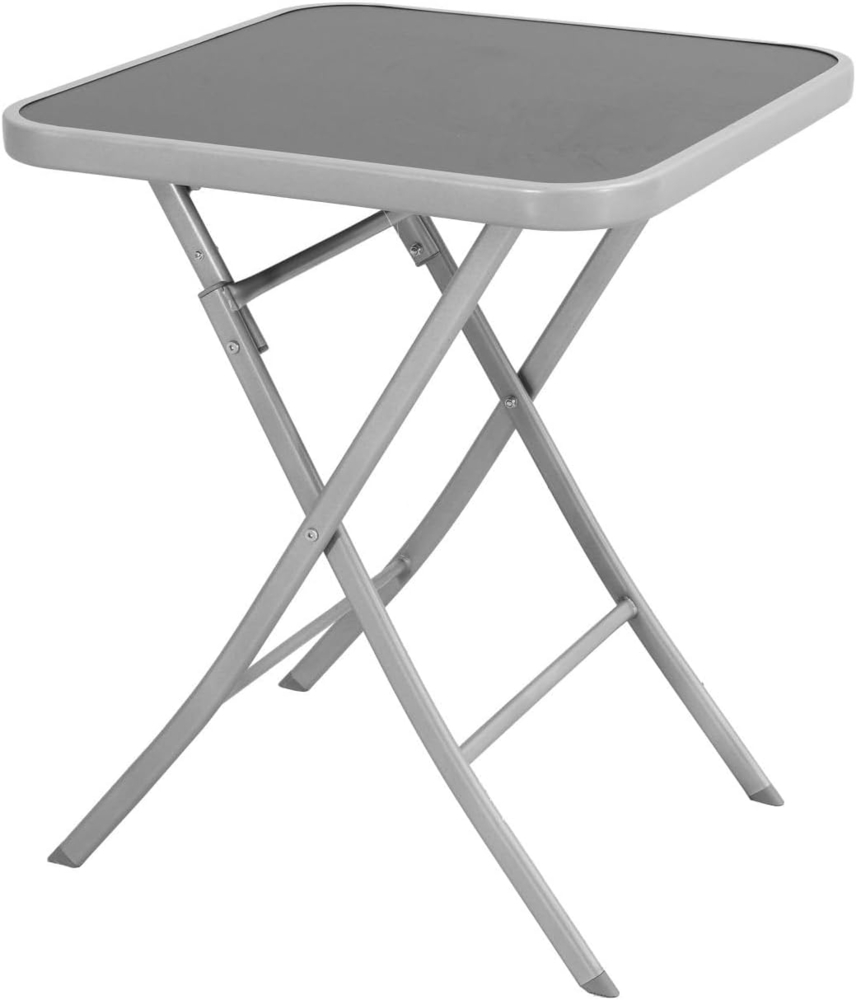 TrendLine Glastisch Terni 60 x 60 x 71 cm Klapptisch Beistelltisch Bild 1