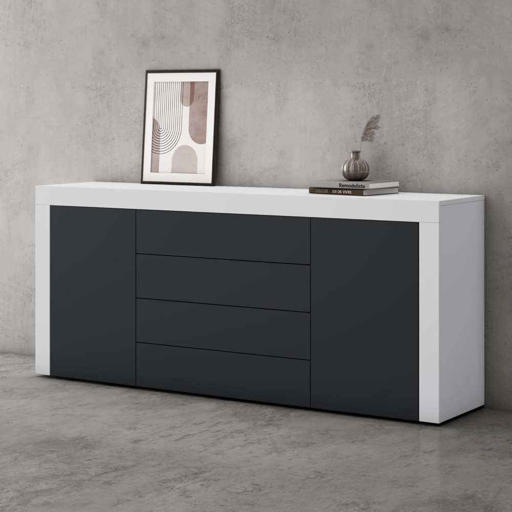 doporro Sideboard Kommode Möbel Sideboard Schrank Aufbewahrungsschrank Bild 1