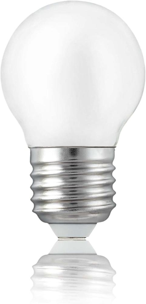 hellum E27 Glühbirne LED mit 2,5 Watt und 250 Lumen, Glühbirne E27 LED warmweiss mit 2700 Kelvin, LED Birne matt, Leuchtmittel Ersatz für 25 Watt Glühbirne E27, G40 LED Birne 209204 Bild 1