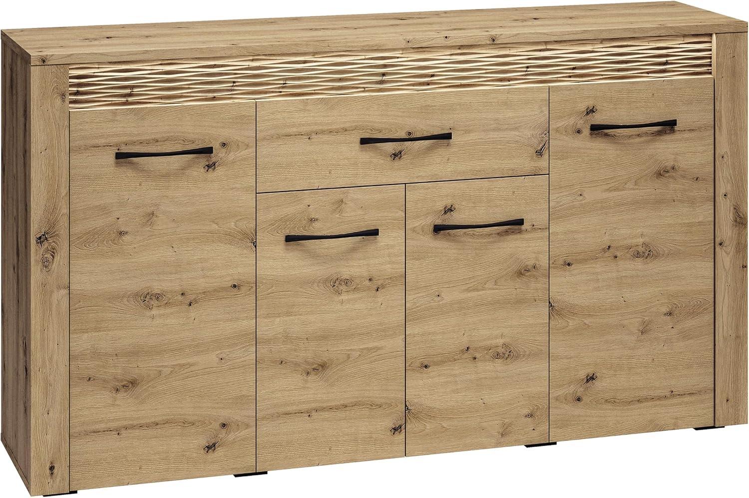 Sideboard "Artis" Kommode 165cm Artisan Eiche MDF Bild 1