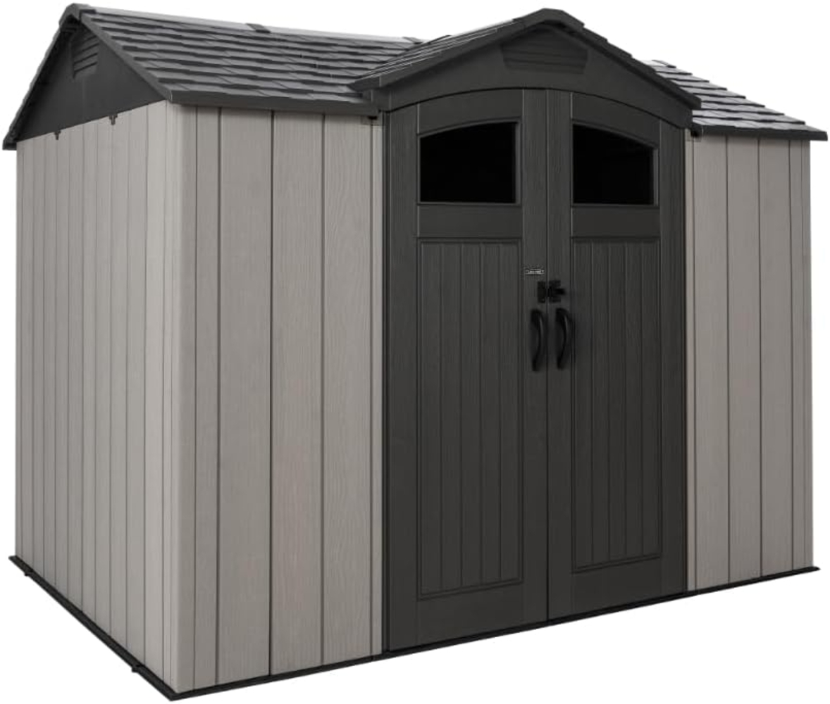 Lifetime Ohio | Kunststoff Gerätehaus mit Boden | Grau | 3x2 m Bild 1