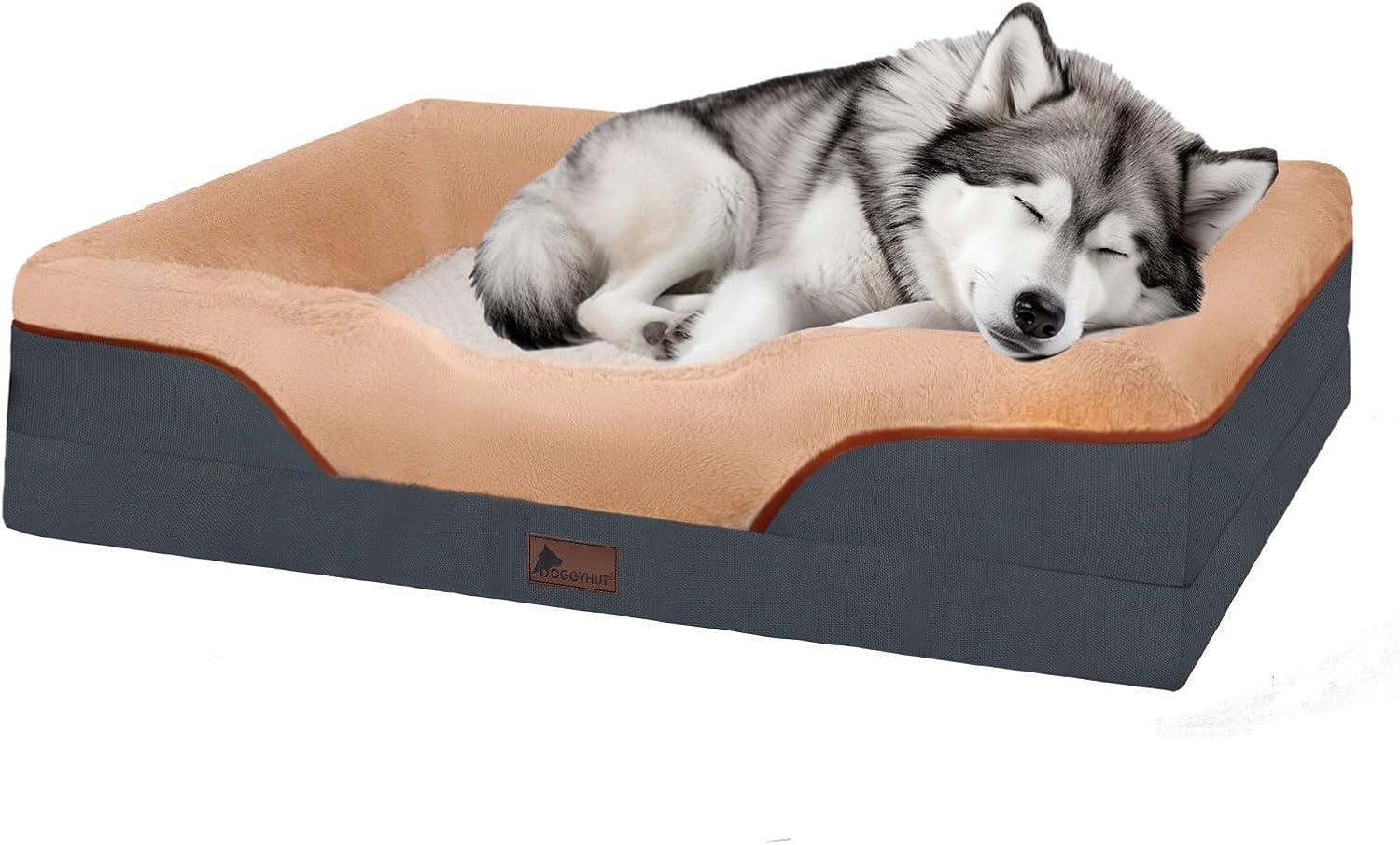 TIGGO Hundematratze Doggyhut Orthopädisches Hundebett Ergonomisches Hundesofa Hundebett, verschieden Grössen M, L, XL und XL Bild 1