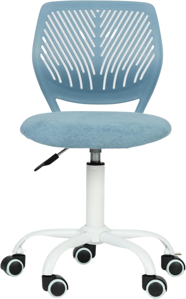 FurnitureR Schreibtischstuhl, ergonomischer Drehstuhl ohne Armlehnen, höhenverstellbarer Bürostuhl mit Rollen, komfortabler Arbeitsstuhl für Home Office, Schlafzimmer und Arbeitszimmer Bild 1