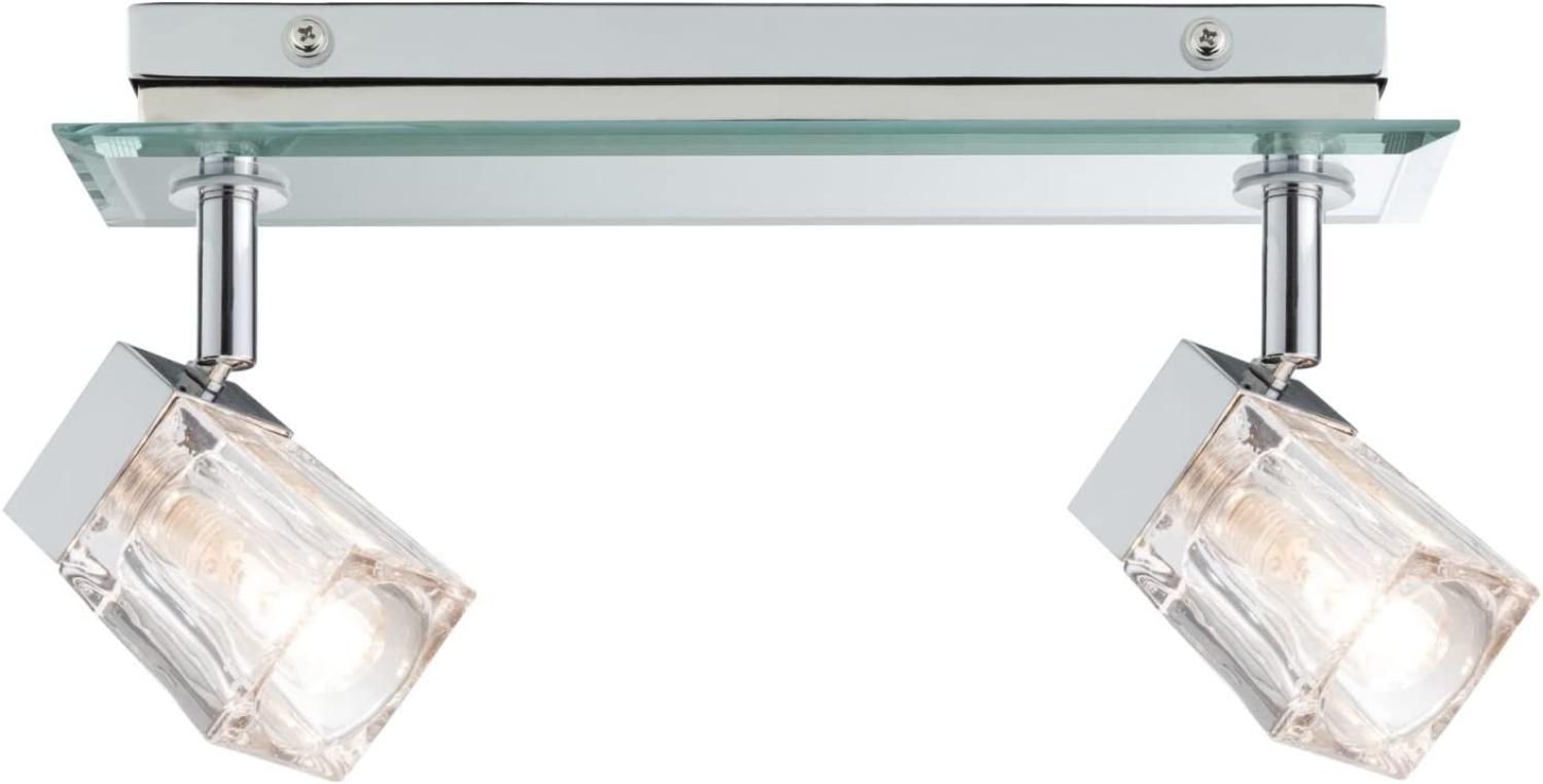 Paulmann WallCeiling Trabani IP44 max. 2x20W G9 Chrom/Transparent 230V Metall/Glas13004 Bild 1