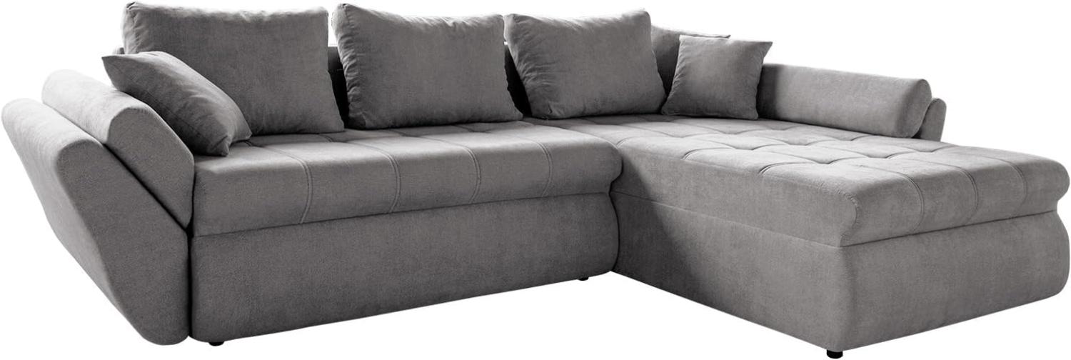 Ecksofa Loana 275x185 Taupe Schlaffunktion Ottomane variabel Bild 1