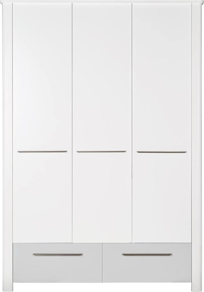 roba 'Linus' Wickelkommode mit Ansatz, weiß, schmal, 3 Schubladen, Wickelhöhe 90cm Bild 1