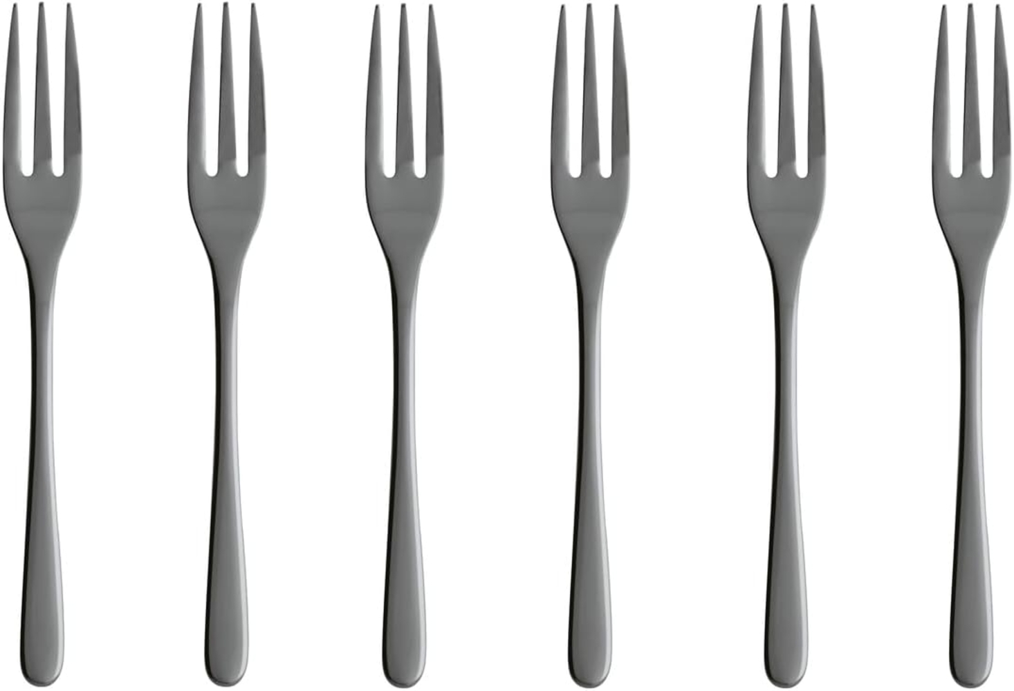 Rosenthal Sambonet Kuchengabeln Taste Schwarz (6-teilig) 52553BA5 Bild 1