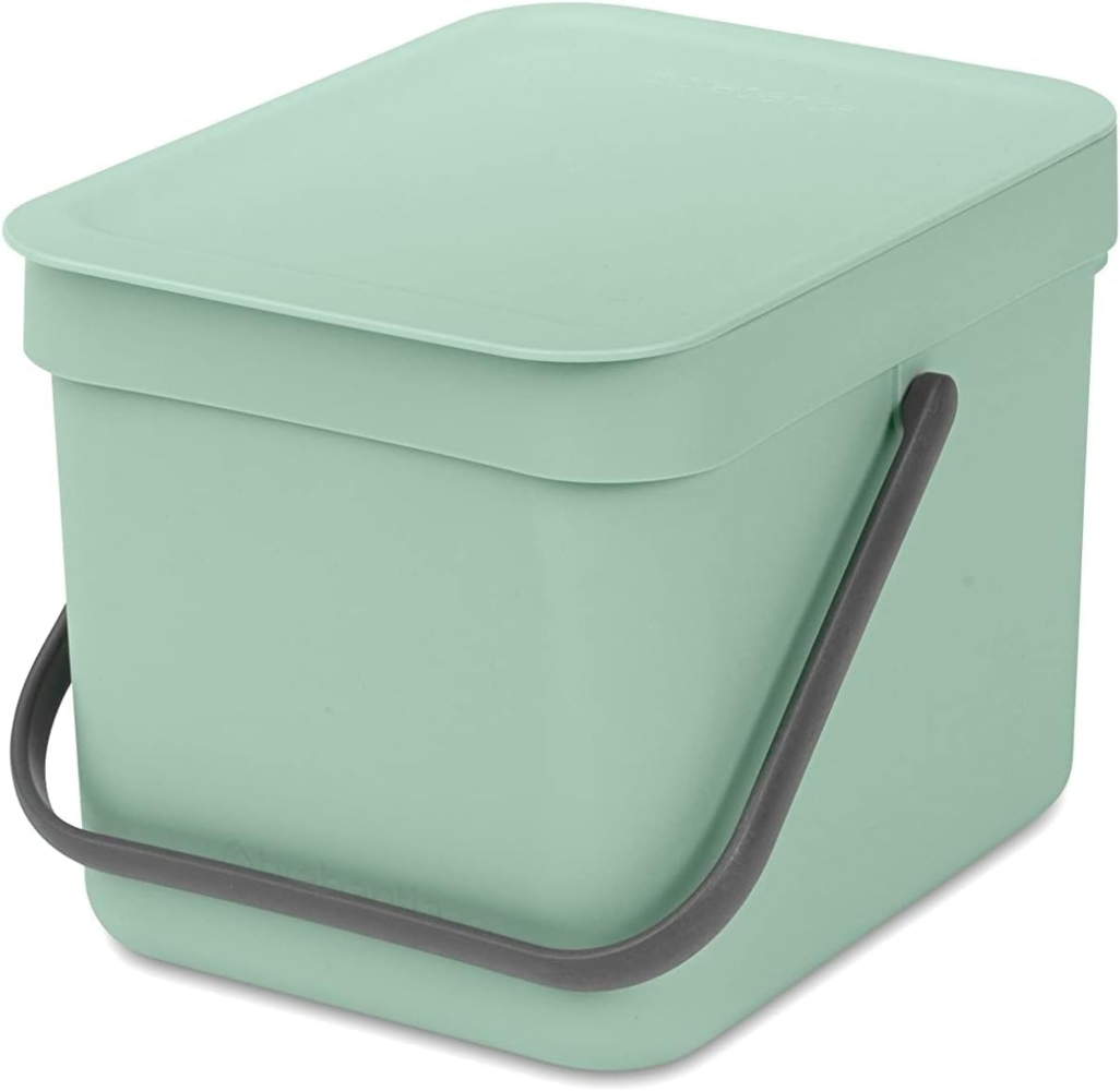 Brabantia 'Sort & Go' Abfallbehälter, Kunststoff, Jade Green, 6 Liter Bild 1