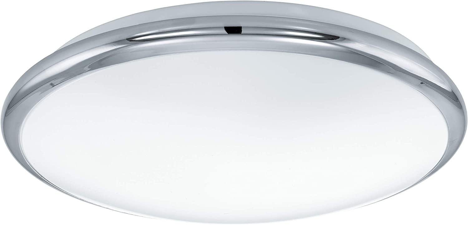 Eglo 93496 Wandleuchte/Deckenleuchte LED MANILVA chrom Ø 30 cm Bild 1