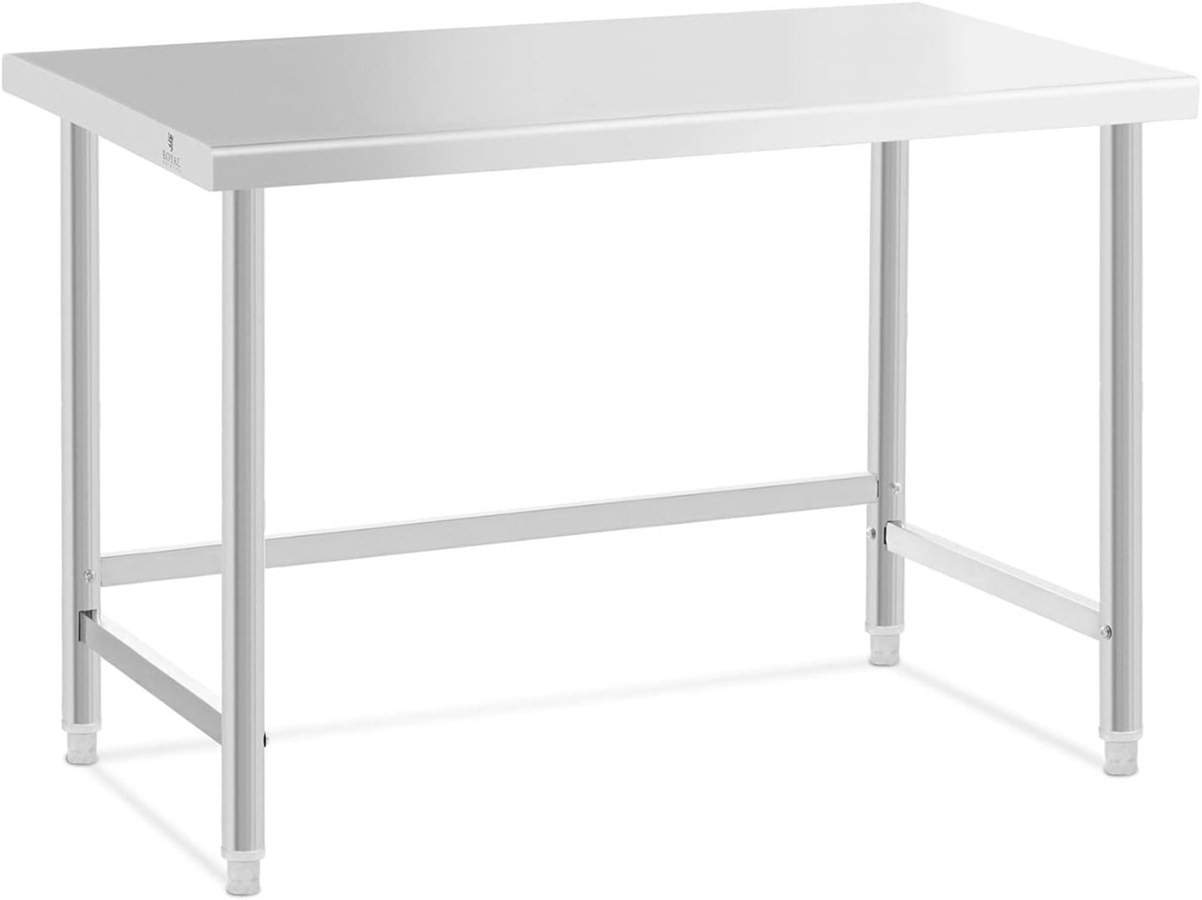 Royal Catering Arbeitstisch 120x60 cm Gastro Edelstahl Edelstahltisch Zerlegetisch 91 kg Bild 1