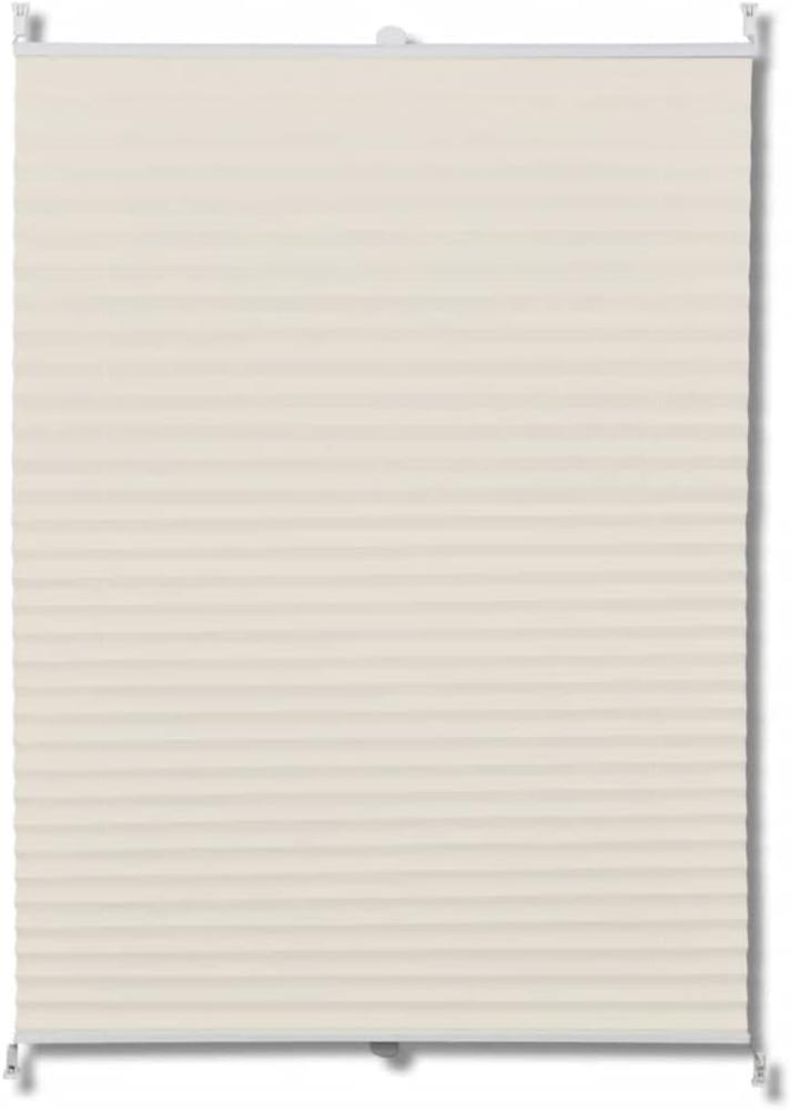 Plissee Faltrollo Rollo Plisseerollo 70x125cm Creme 240630 Bild 1