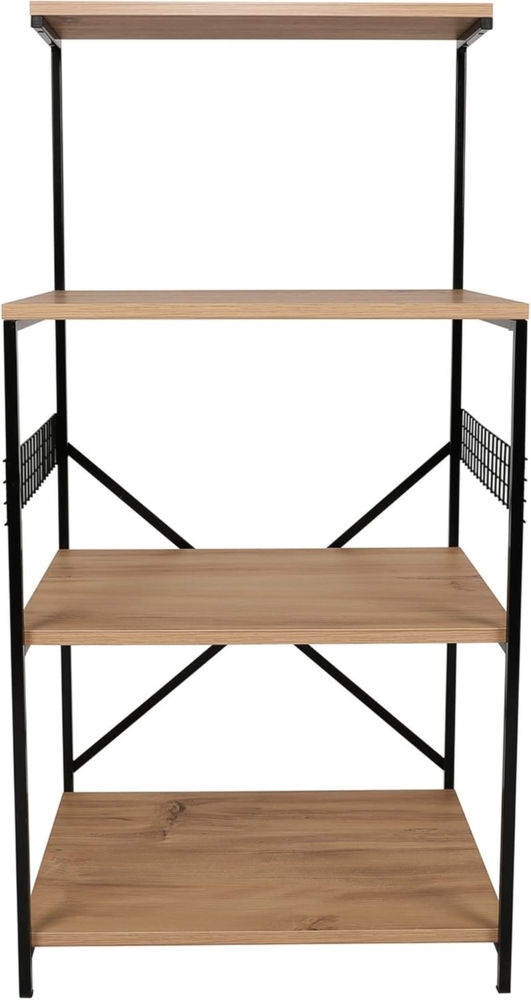 WELL HOME MOBILIARIO & DECORACIÓN TV-Möbel, Schwarz, 60 x 124 x 45 Bild 1