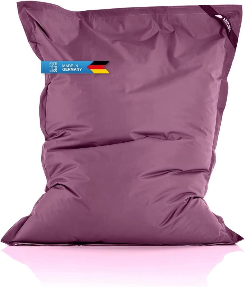 LAZY BAG Original Indoor & Outdoor Sitzsack XXL 400L Riesensitzsack Sitzkissen Sessel für Kinder & Erwachsene 180x140cm (Violett) Bild 1