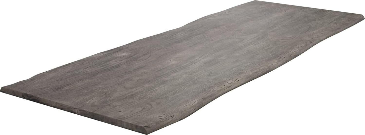 Tischplatte Edge Akazie Platin 260x100cm Live-Edge Bild 1