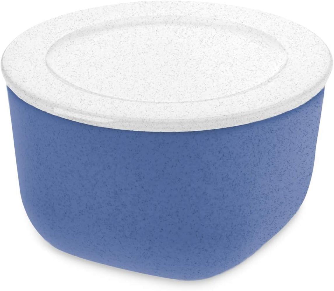 Koziol Box mit Deckel Connect M, Frischhaltedose, Dose, Aufbewahrung, Thermoplastischer Kunststoff, Organic Blue/Organic White, 1 L, 3870297 Bild 1