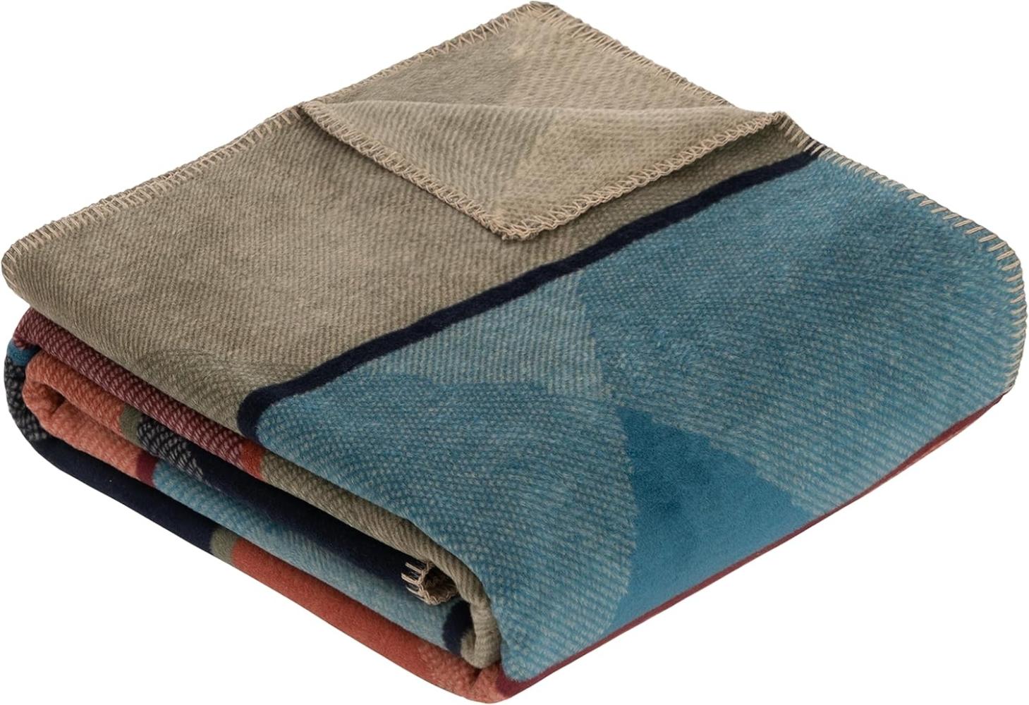 Wohndecke Jacquard Decke Alexandria, IBENA, in kräftigen Farben Bild 1