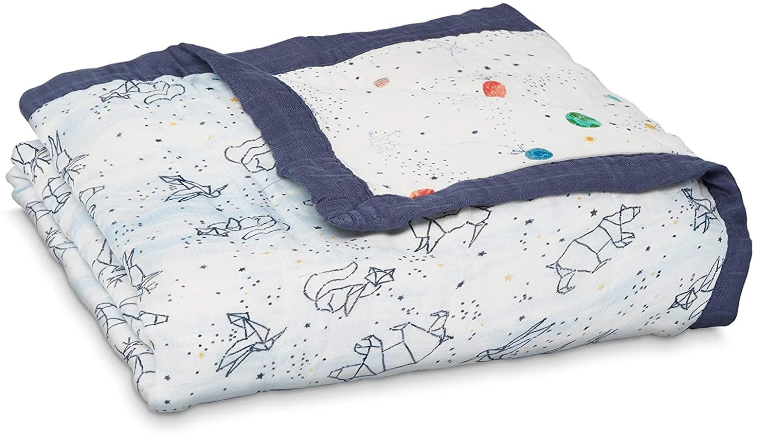 Aden + Anais 'Silky Soft Dream' Kuscheldecke Musselin blau, Stargaze Bild 1