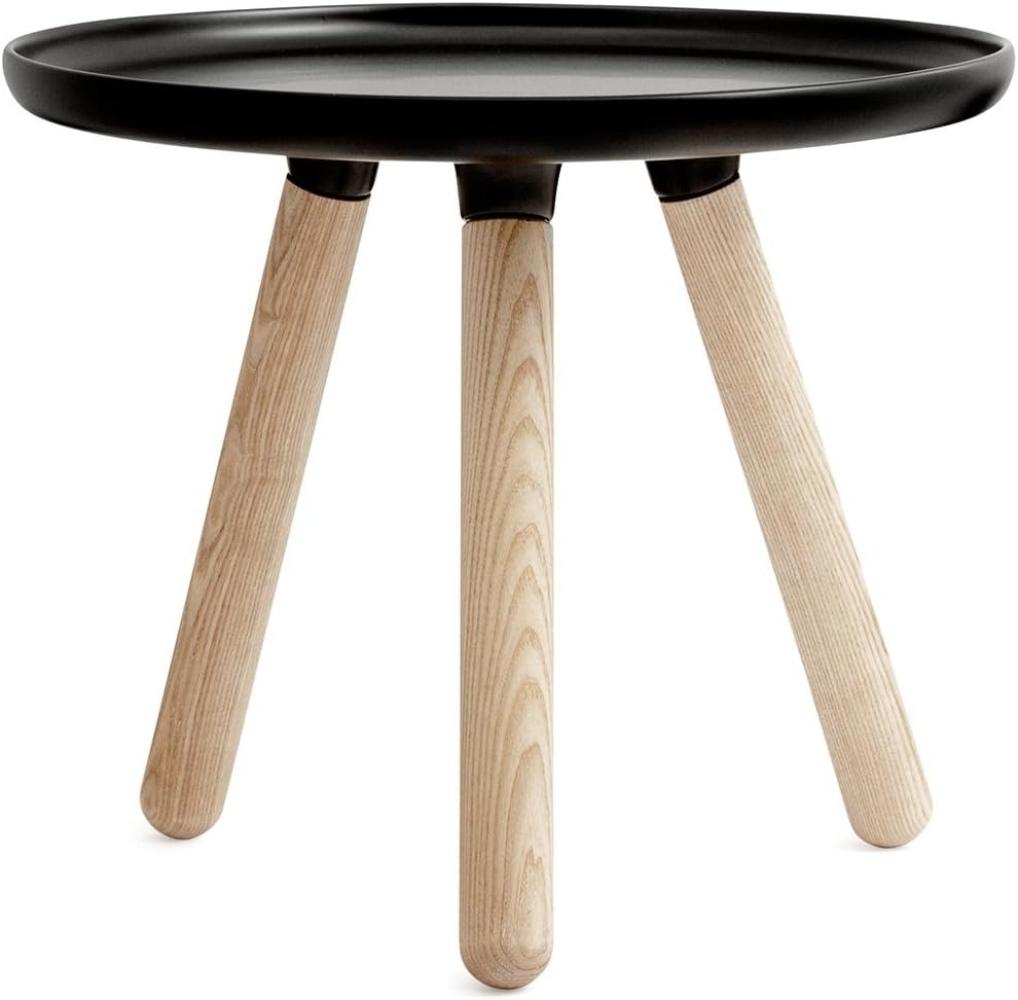 Normann Copenhagen Tablo Tisch, Kunststoff, Eschenholz, Schwarz, 42x50cm Bild 1