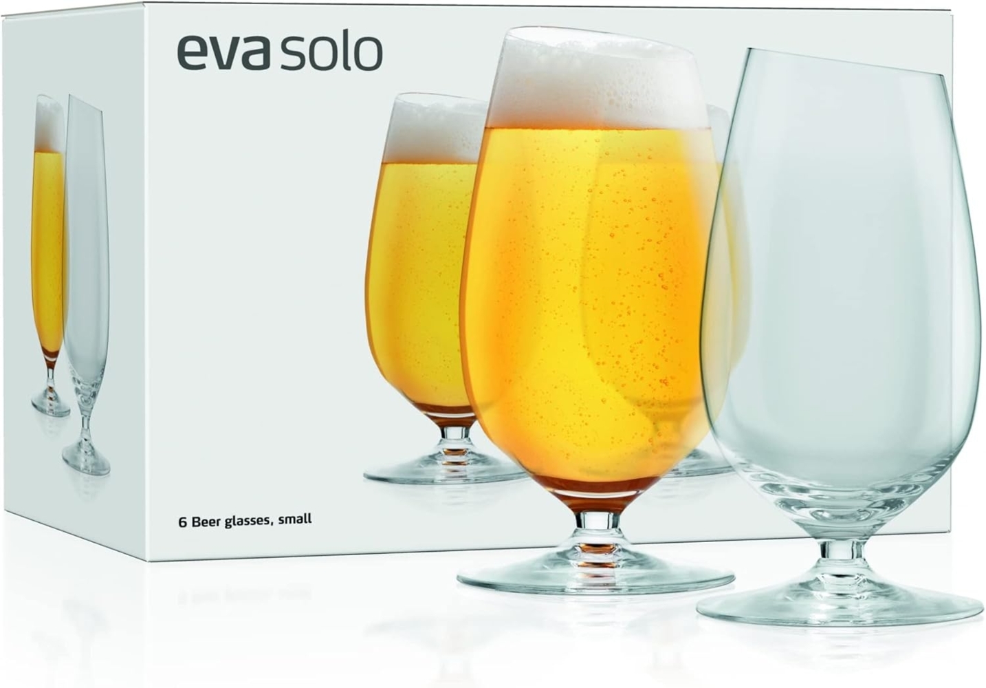 bierglas 350 ml 8,5 x 15,5 cm transparent 6 Stück Bild 1