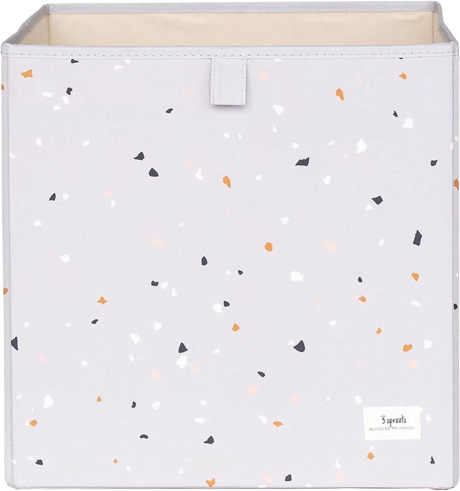 3 Sprouts - Aufbewahrungsbox Terrazzo Light Gray, recycled Bild 1