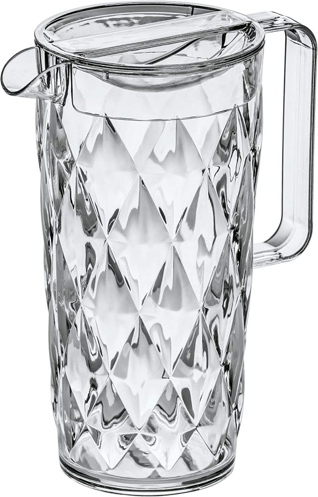 Koziol Crystal, Kanne, Karaffe, Krug, Saftkanne, Wasserkaraffe, 1,6l, Transparent Klar, 3688535 Bild 1