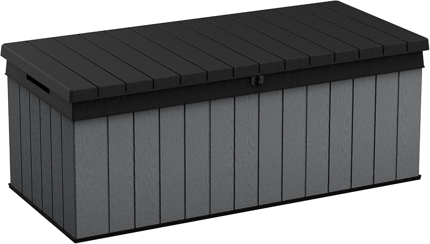 Keter Gartenbox Keter Aufbewahrungsbox DARWIN Anthrazit, 380 L, belastbar bis 300 kg, abschließbar Bild 1