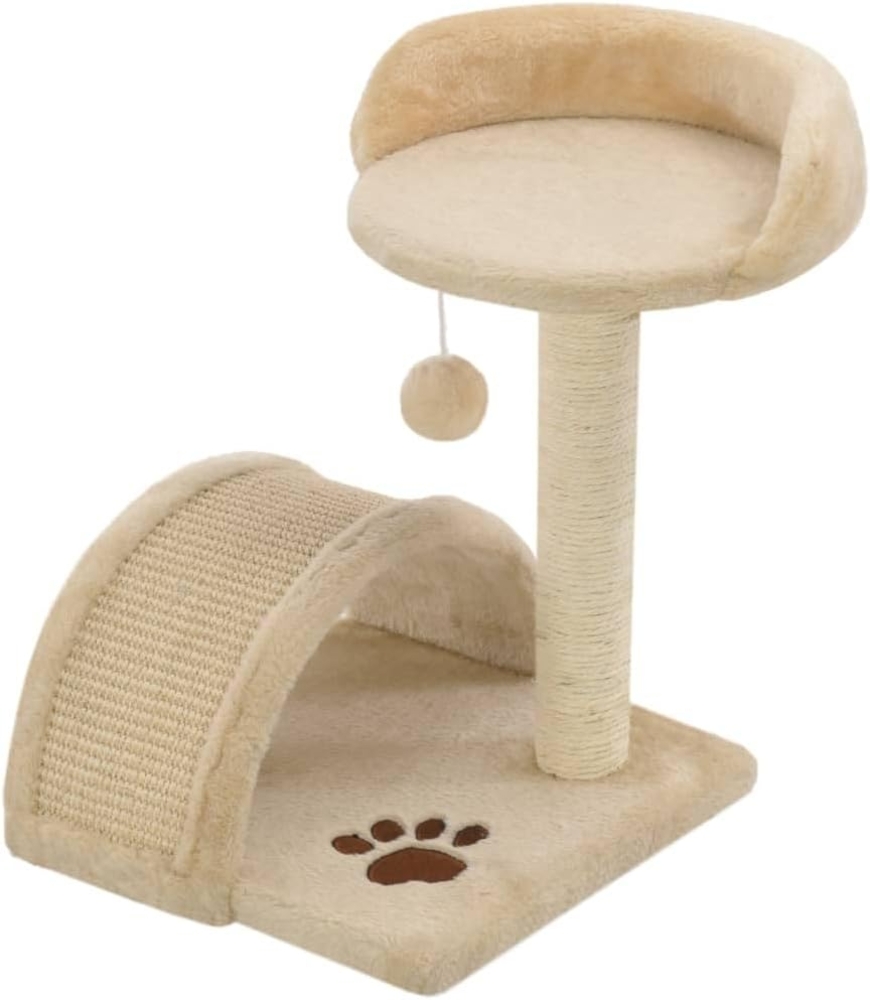 vidaXL Katzen-Kratzbaum Sisal 40 cm Beige und Braun 170544 Bild 1