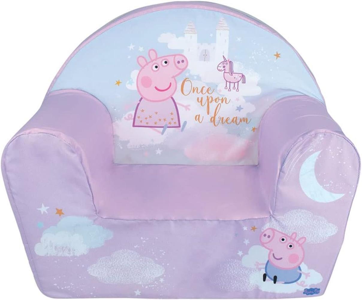 Fun House Peppa Pig Clubsessel Herkunft Frankreich Garantie für Kinder L 52 x T 33 x H 42 cm, Legierter Stahl, blasslila Bild 1