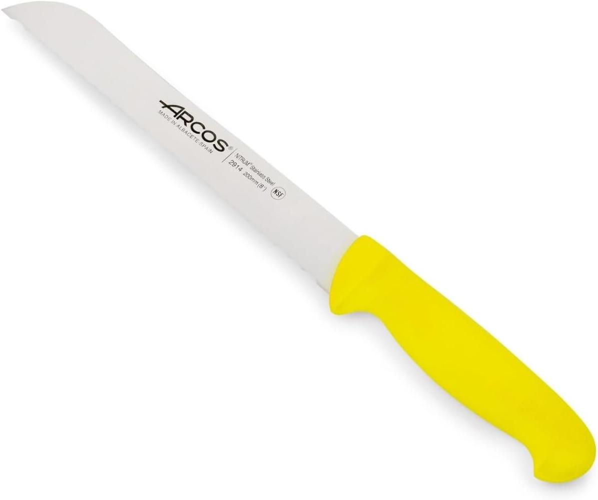 Arcos 291400 Brotmesser, Acier_inoxydable, Gelb, 200 mm Bild 1