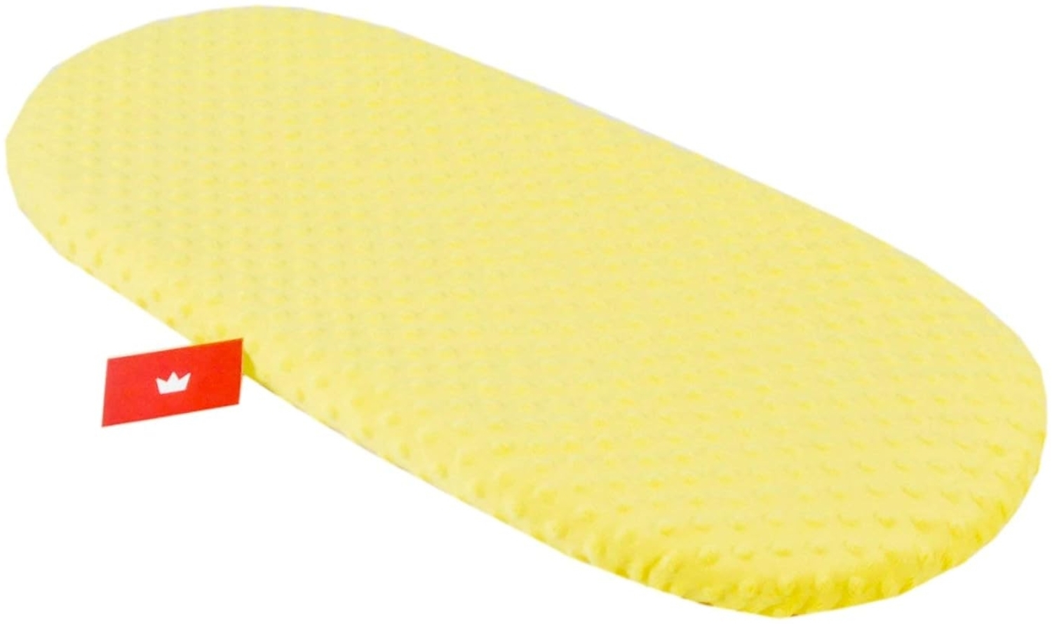 BABYLUX Spannbettlaken für Kinderwagen Stubenwagen Baby Spannbetttuch Wiege Stuben Bettlaken (6. Minky - Gelb) Bild 1