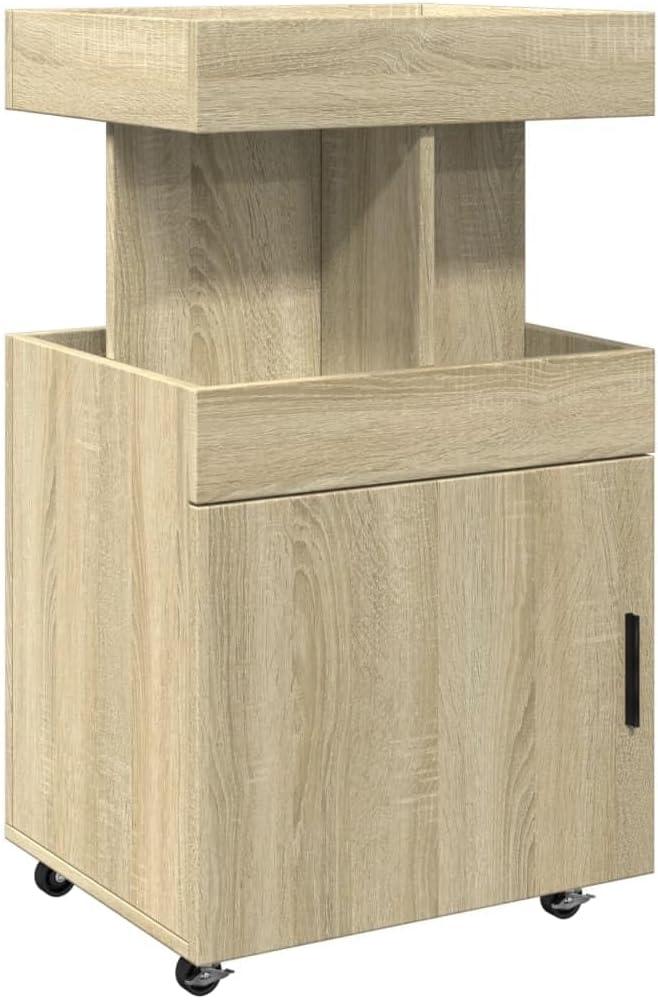 Barwagen Sonoma-Eiche 50x41x89 cm Holzwerkstoff Bild 1