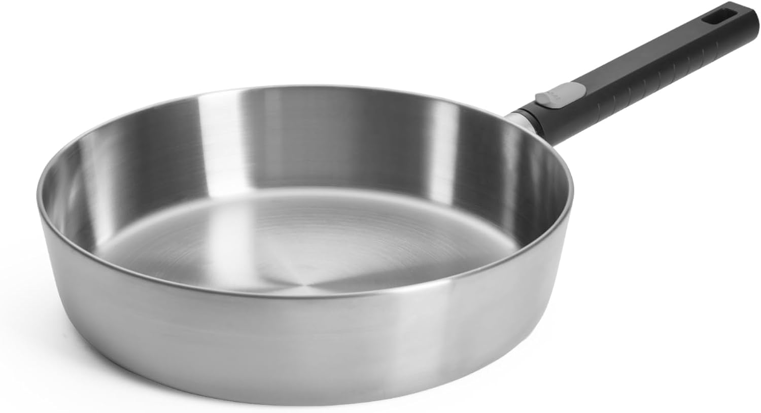 Woll Logic Steel Hochrandpfanne, Ø 28 cm,7 cm hoch abnehmbarer Stiel Bild 1