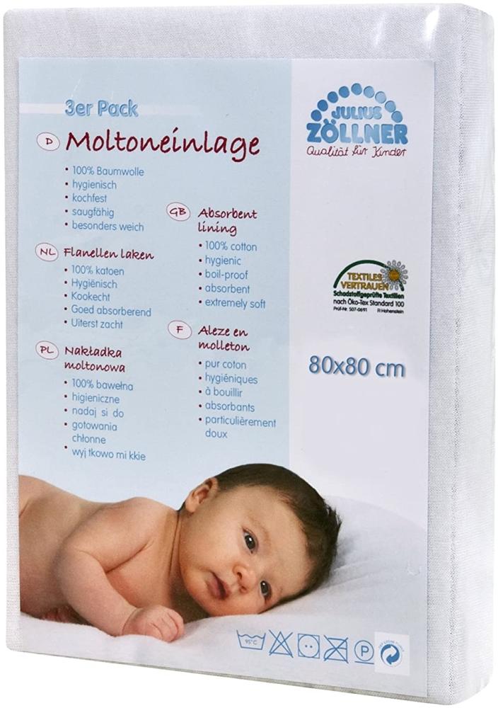 Julius Zöllner 8953051100 Moltoneinlage, 80x80 cm, 3er Pack Bild 1