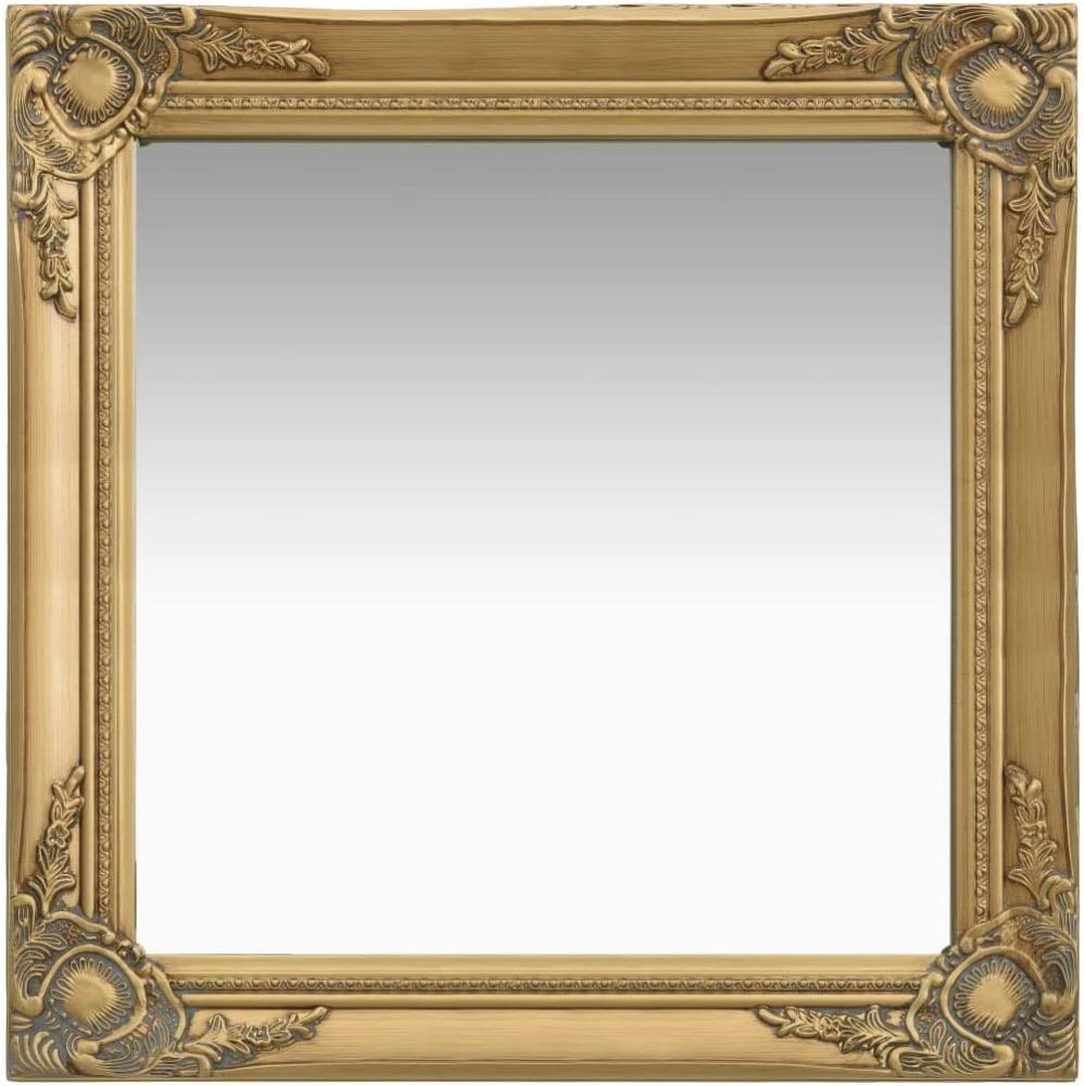 vidaXL Wandspiegel im Barock-Stil 60x60 cm Golden 320333 Bild 1