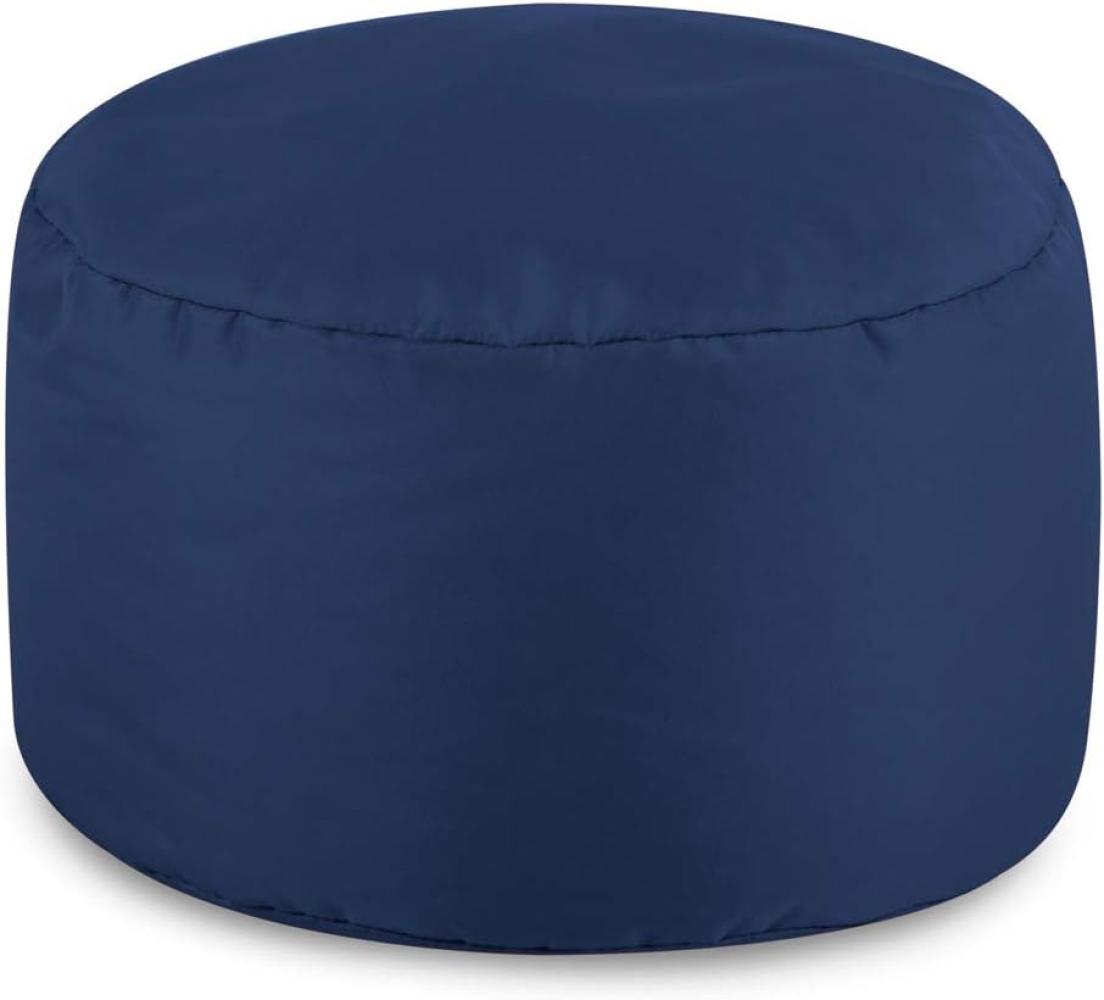 Bean Bag Bazaar Sitzpuff, Wasserabweisend, Fußhocker XL Sitzpouf Outdoor, Puff Hocker Groß, Sitzsack Hocker, Sitzkissen Bild 1