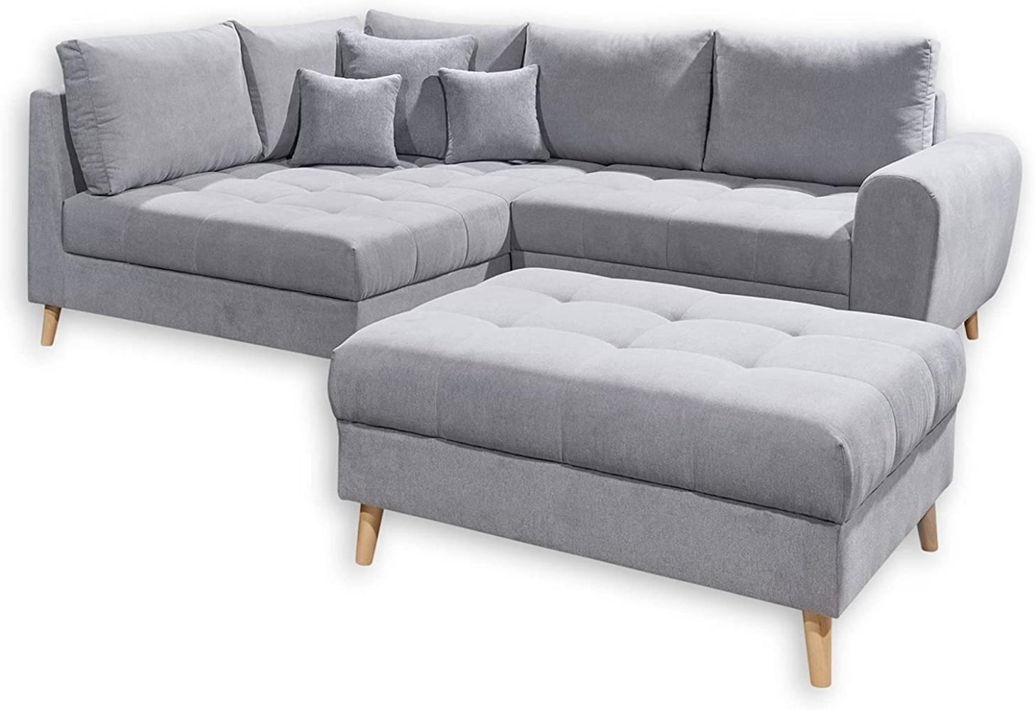 Alice Ecksofa von Ed Exciting Design – Beidseitig Bestellbares Sofa mit Hocker in Verschiedenen Farben Bild 1