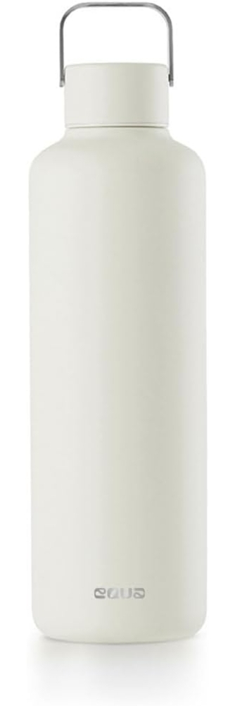 Wasserflasche Trinkflasche Getränkeflasche Sport EQUA Timeless Edelstahl 1000ml Off-White 683402 Bild 1