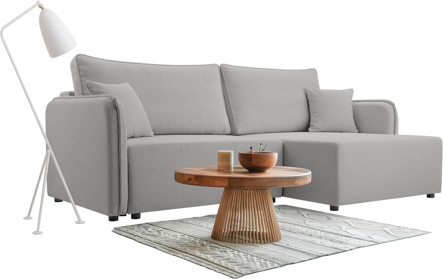 Ecksofa Maylana (Farbe: Velo 633, Seite: Rechts) Bild 1